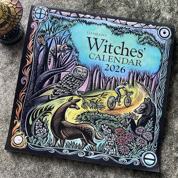 2026 Witches Calendar | Wheel of the Year | Witch's Holidays | Magical Wisdom | Astrological Data | stocking Stuffers for Christmas (Engraving prints)