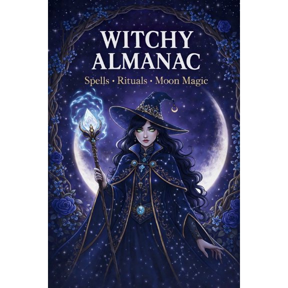 2026 Witchy Almanac: Your Complete Guide to Moon Cycles, Magical Herbs, Zodiac Astrology, Spells, and the Wheel of the Y, (Paperback)