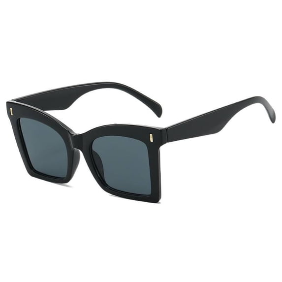 2026 Women's Sunglasses: Triangular Cat-Eye with Studs, High-End Fashionable Large Frame, UV Protection, Retro Style for Trendy Women