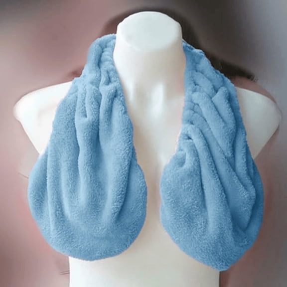 2026 Women’s Wearable Cooling Towel Bra,Double-Sided Plush Absorbent Strapless Neck-Hung Chest Wrap,Blend Breathable Sports Bath Wrap for Beach Gym Daily Nursing,Cooling Sweat Towel Bra