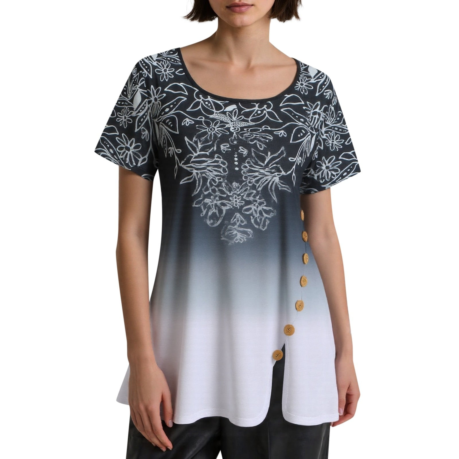 2026 Womens T Shirts Fashion Tops Casual Square Neck Short Sleeve ...