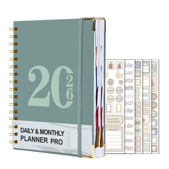 2026 Work Life Planner Travel Journal Schedule Notebook Compacts Size Task Tracking Systems Smooth Writing