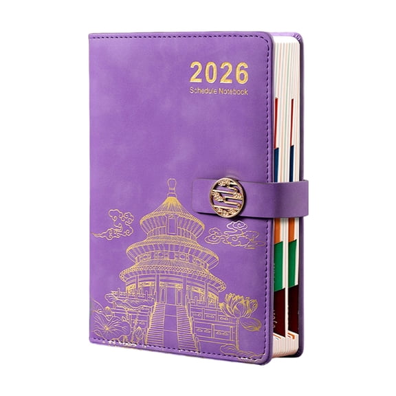 2026 Work Life Planner Travel Journal Schedule Notebook Compacts Size Task Tracking Systems Smooth Writing