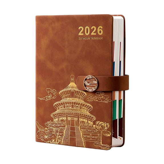 2026 Work Life Planner Travel Journal Schedule Notebook Compacts Size Task Tracking Systems Smooth Writing