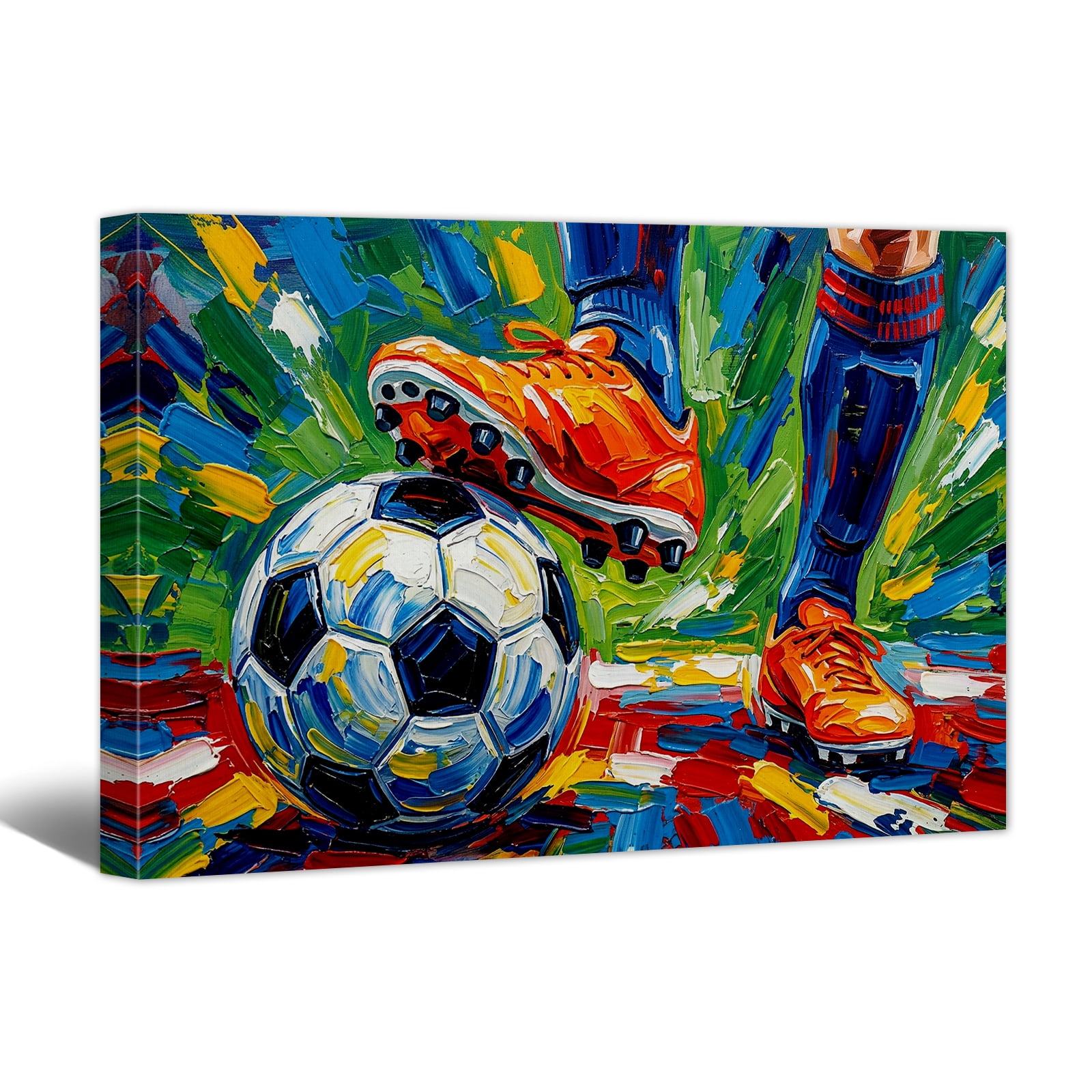 2026 World Cup Canvas Wall Art, North America Soccer Themed Canvas ...