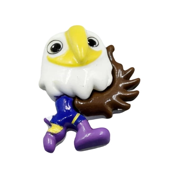 2026 World- Cup Cartoon Mascot Resin Figurine 1.5 inches，Cute Cartoon Mascot Statue Tabletop Ornament，Soccer Theme Table Decoration Centerpiece for Home Office Kitchen - E