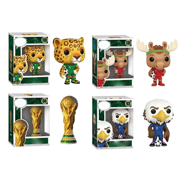 2026 World- Cup Mascot 3D Blind Box, 6 inches Mini Figure Collection,Randomly Miniature Mascot Trophy Figurines,Perfect Birthday Commemorative Gift for Fathers,Boys,Football Sports Enthusiasts