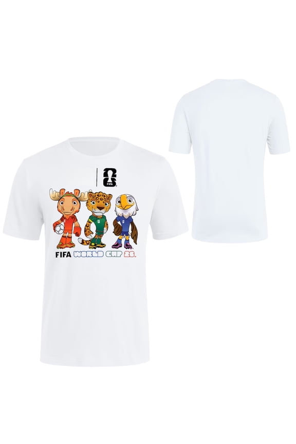 2026 World Cup Official Mascot Commemorative T-shirt
