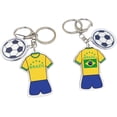 thumbnail image 1 of 2026 World Cup Soccer Keychain - World Cup Pride Accessory, Football Fan Gift & Souvenir (2PCS), 1 of 9