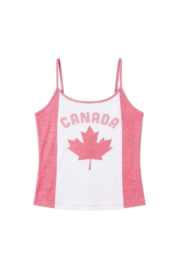 2026 World Cup Themed Y2K Print Cami Tank Top, Women's Casual Summer Sleeveless Top
