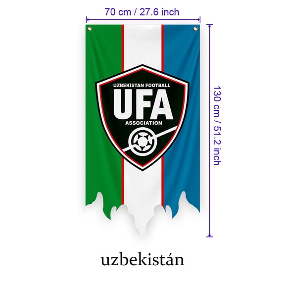 2026 World Cup football team flag, fan cheering banner, bar atmosphere decoration banner Uruguayan team flag
