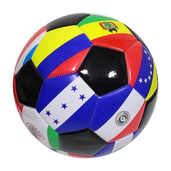 2026 World Flag Soccer Ball Size 5 with Pump Needle Multi-Country Design for Adults Team Training Club Events Sports Parties and Soccer Fan Gifts