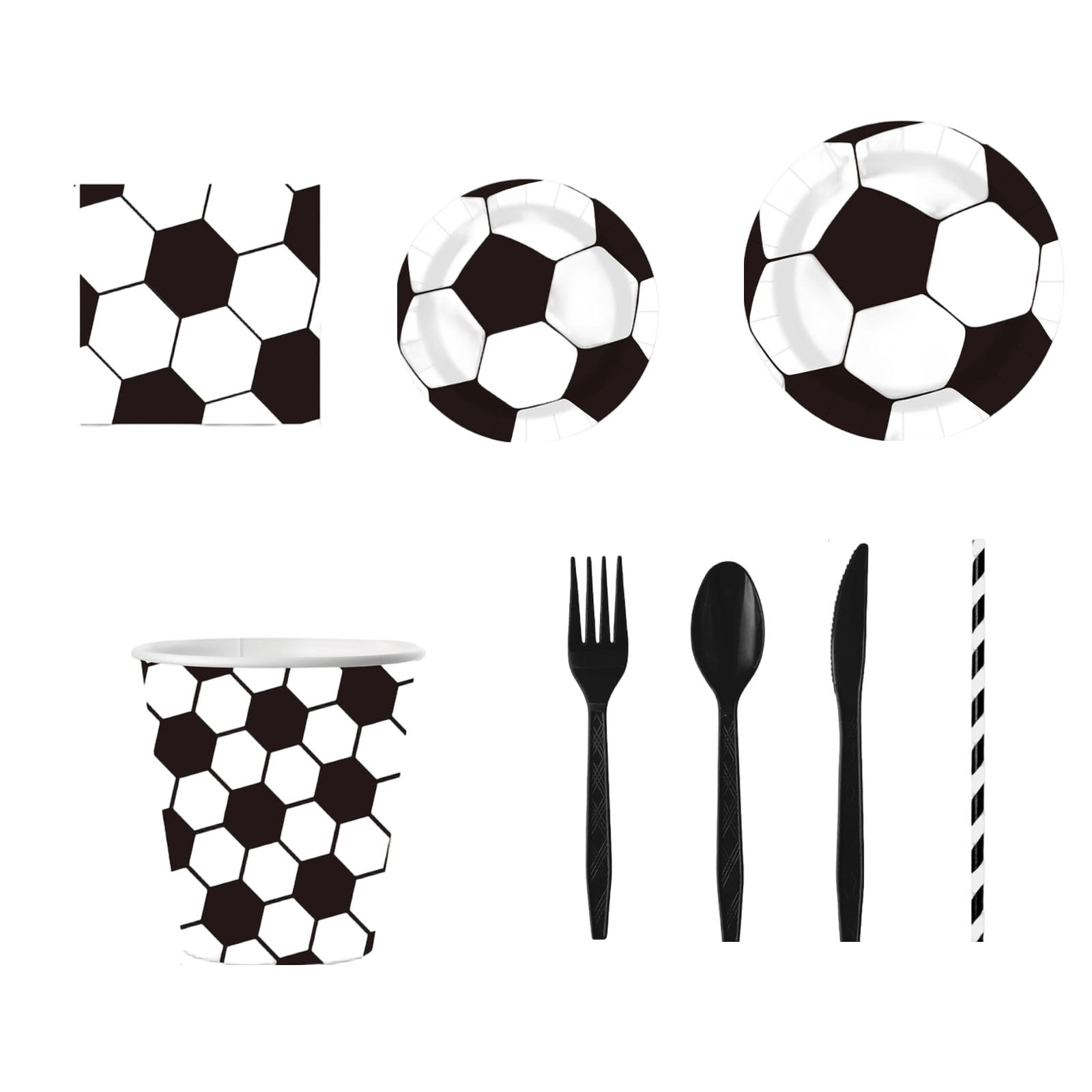 2026 World Soccer Event Hanging Banner and Tableware Kit, Food Grade ...