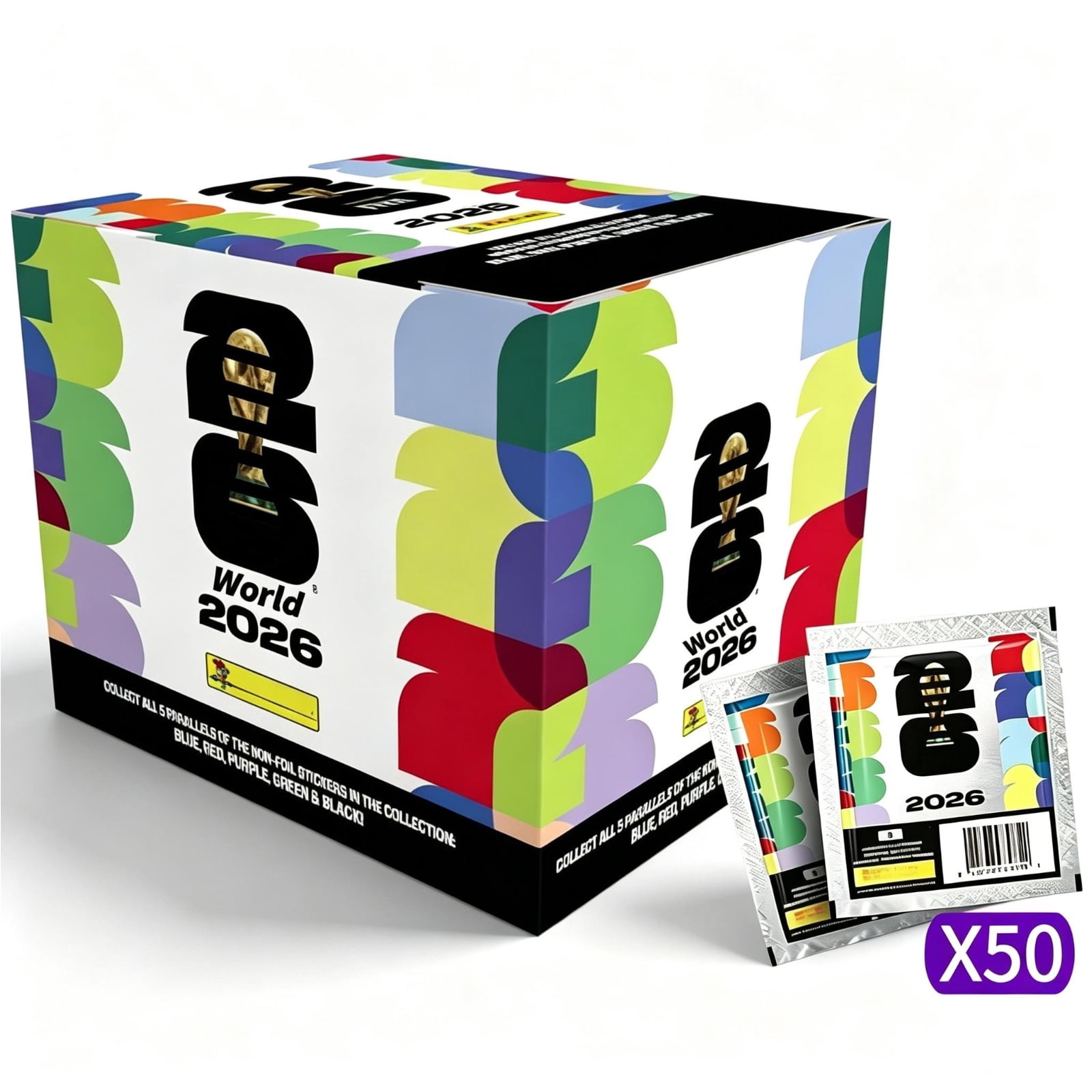 2026 World Sticker Album Collection Box, Hardcover Sticker Packs ...