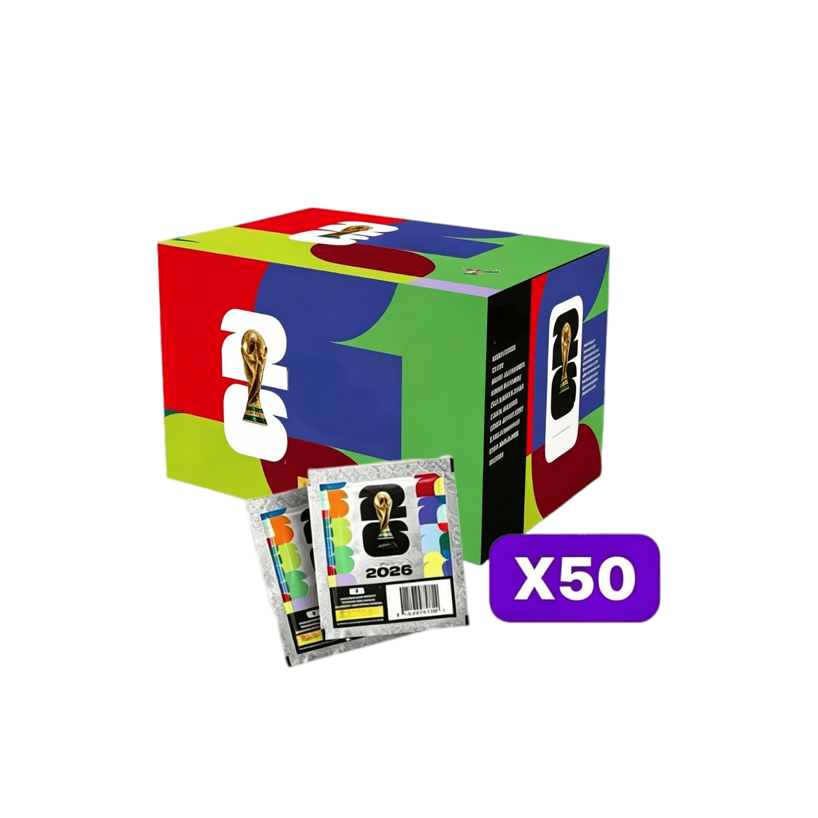 2026 Worlds Soccer Tournament Sticker Collection Box – 50 Sticker Packs ...