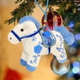 thumbnail image 1 of 2026 Year of The Horse Chinese New Year Ornaments Cute House Plush Mascot Figurine Home Decor Gifts Indoor Outdoor Hanging Ornament for Car, Bag, Holiday(White), 1 of 9