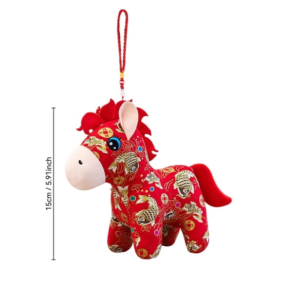 2026 Year of the Horse Hanging Ornaments, Chinese Lunar New Year Spring Festival Blessing Pendants, Auspicious Souvenir Decor for Home Office and Holiday Celebration