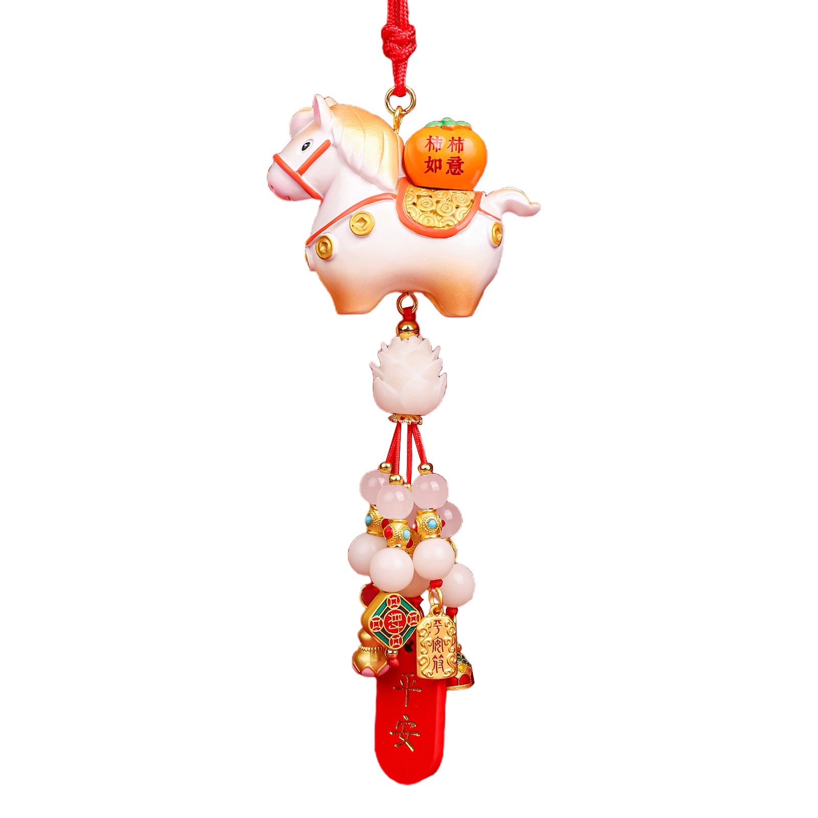 2026 Year of Horse Lucky Charm Feng Shui Tassel, Chinese New Year Decor ...