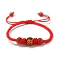 thumbnail image 1 of 2026 Year of the Horse Red String Bracelet Chinese Zodiac Lucky Charm Amulet Adjustable Handwoven Braided Rope Protection Bangle Jewelry for Women Men Lunar New Year Gift, 1 of 5