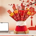 thumbnail image 1 of 2026 Year of the Horse Spring Festival Decoration, Plush Candied Hawthorn Skewer Ornament, Desktop Lunar New Year Photo Prop and Red Envelope Party Accent, 1 of 6