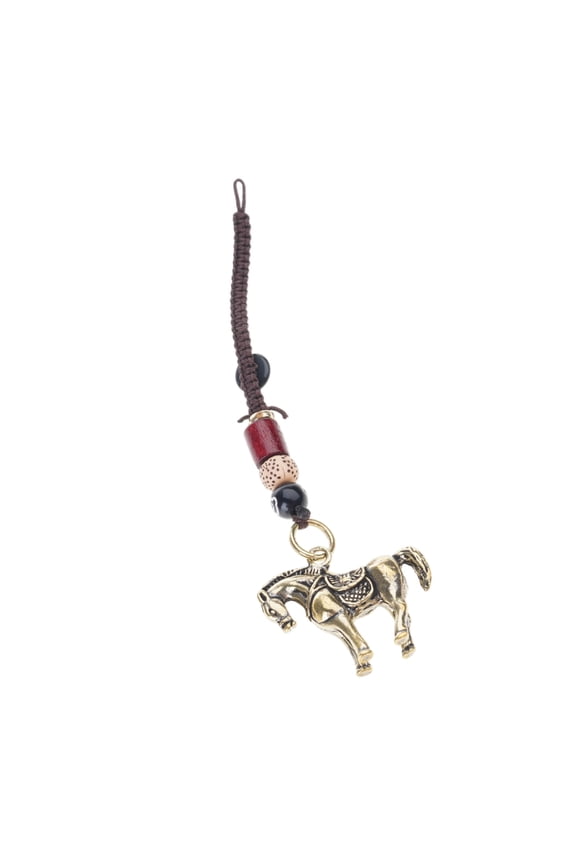 2026 Year of Zodiacal Horse Keychain Pendant Representing Speed Strength for Success New Year Present