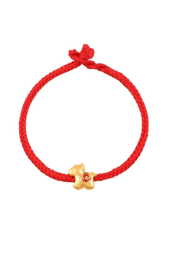 2026 Year of the Horse Bracelet - Lucky Chinese Feng Shui Amulet Jewelry for Women Men, Lunar New Year Gift, Red String Charm