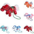 thumbnail image 1 of 2026 Year of the Horse Plush Ornament Chinese New Year Cute Hanging Mascot for Home Car Bag Holiday Decor Gift, 1 of 12