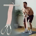 thumbnail image 1 of 2026 Yoga Pedal Resistance Fabric Bands with Handles, Elastic Sit Up Pull Rope for Strength Training 120 lb Body Exercise Band Portable Unisex Resistance Non-Slip Exercise Bands, 1 of 5
