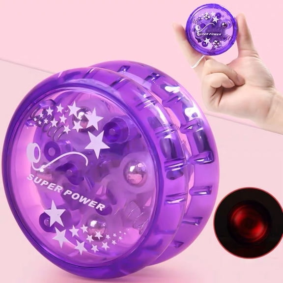 2026 Yoyo for Beginners to Advanced Players Durable String Trick Yoyo with Stable Balance LED Light Up YO-YO Beginner Responsive Bearing
