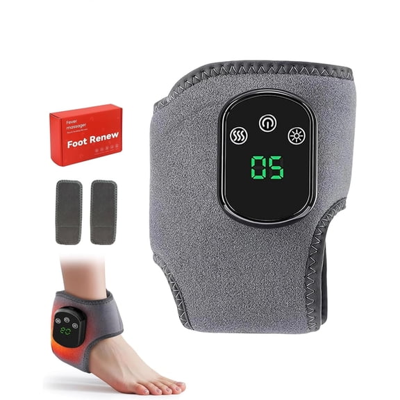 2026 new 3-in-1 Foot Relief Massager, Foot Renew Triple Method Massager with 3-Speed Vibration & 5-Temperature Settings