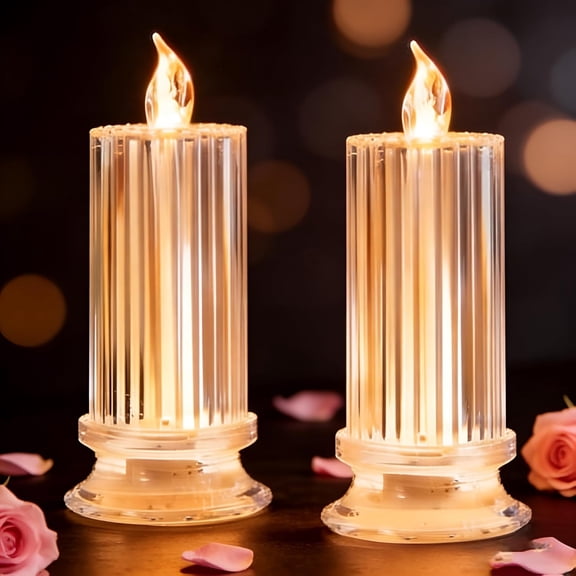 2026 new Creative Refractive Diamond LED Electronic Candle Lights, for Home Decor,Wedding,Valentine‘s Day & Party