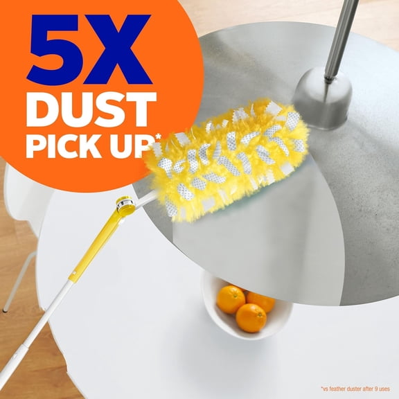 2026 new Pack of 6 Extendable 3ft Duster Kits with 3 Replacement Refills Each, Heavy Duty Telescopic Dusters for Ceiling Fans, Air Vents & Out-of-Reach Areas