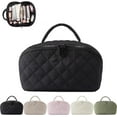 thumbnail image 1 of 2026 new Petition Makeup Bag, Travel Makeup Bag for Women, Large capacity with compartments, suitable for storing toiletries and makeup brushes., 1 of 8
