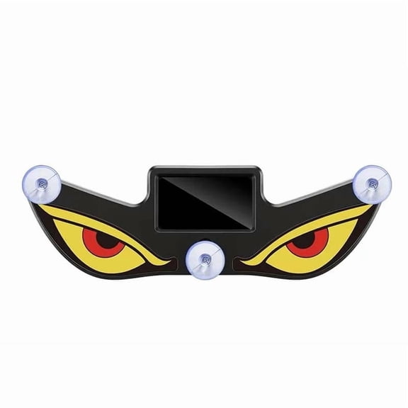 2026 new Solar Demon Eye LED Car Window Light, Wireless No Drill Solar and USB Powered Devil Eyes Warning Lights for Cars Windshield Rear Window, Waterproof Eyes Animated for Suvs Trucks Vans