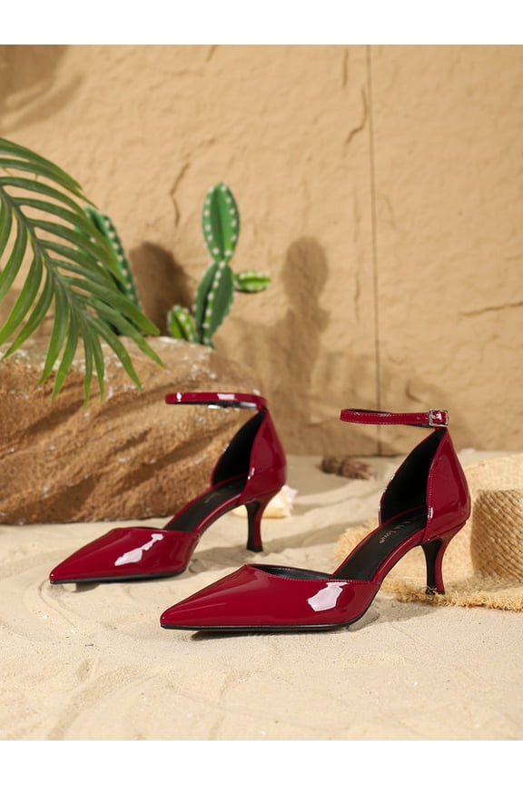 2026 new Women's Shoes Single Shoes Sandals Spring Fashion Pointed Toe Slingback Summer Ladies Shallow Vamp High Heels