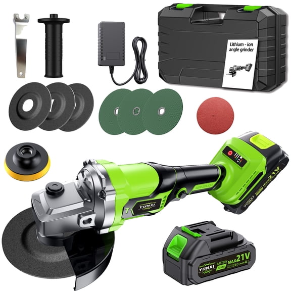 The 2026 new multifunctional wireless charging angle grinder is high-performance and adjustable in speed, equipped with a complete set of accessories such as lithium batteries