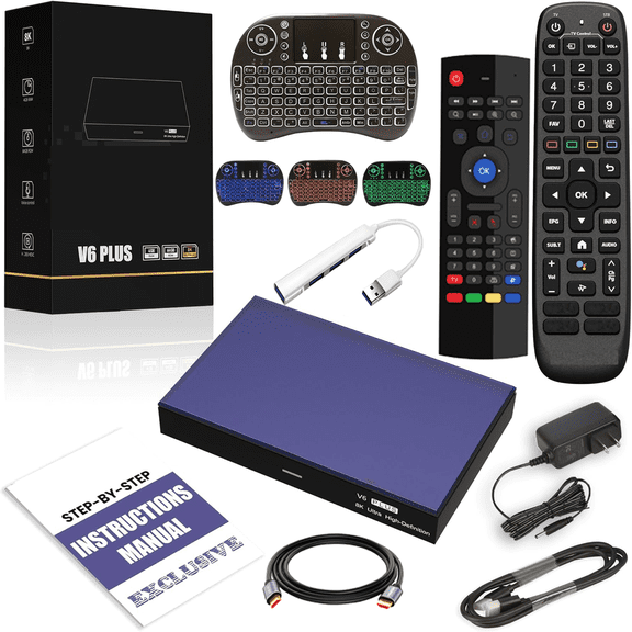 2026 vSeeBox V6 Plus Android 14.0 TV Box,Voice Remo,4GB+64GB