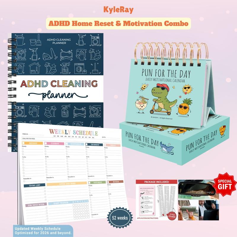 2026 version ADHD Cleaning Planner - Cleaning Schedule and Checklist ...