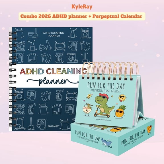2026 version ADHD Cleaning Planner - Cleaning Schedule and Checklist Organizer for Adults and Teens - Daily, Weekly & Monthly Household Cleaning Checklist for ADHD Minds - Stress-Free Housework