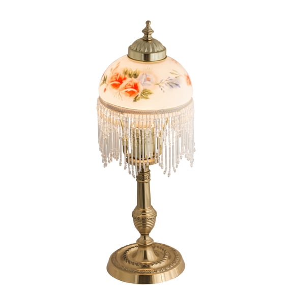 202647 Meyda 6" Wide Roussillon Rose Bouquet Table Lamp