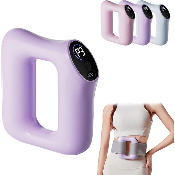 2026New Full-Body Massager Tool,Multi-functional Full-Body Fascia Ring, Hands-Free Cordless Design with Adjustable Strap, 8 Vibration Modes for Belly, Back, Legs & Waist