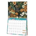 thumbnail image 1 of 2027 12‑Month Spiral Wall Calendar, Floral Art Pattern Wall‑Hanging Planner, Daily To‑Do & Shopping List Organizer for Home Office Study, 1 of 9