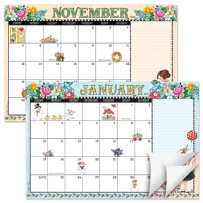 Current 2027 - 2028 Mary Engelbreit Desk Calendar Pad, 11" x 16.25", Large 24-Month Bookstore-Quality Calendars