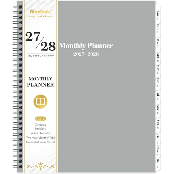 2027-2028 Monthly Planner/Calendar - 2 Year Monthly Planner 2027-2028 ...