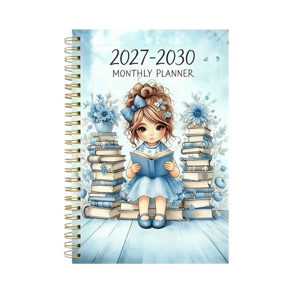2027‑2030 Monthly Planner, Jan 2027 – Dec 20300, 4 Year Twin‑Wire Binding Calendar Organizer with Tabs, Holiday Markers & Note Pages for Home Office Daily Scheduling