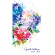 2027-28 Hydrangeas 2-Year Pocket Planner 24-Month Calendar, Paperback