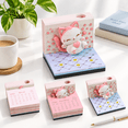 Led Design Plan 2027 3D Desk Calendar with Jumping Cat Design, LED Light, -Off Memo Pad ...