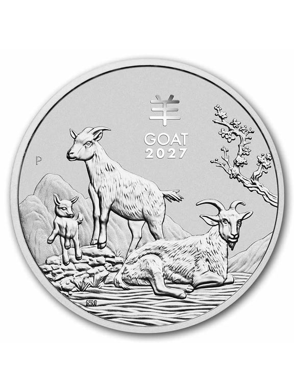 2027 Australia 1/2 oz Silver Lunar Goat BU (Series III)