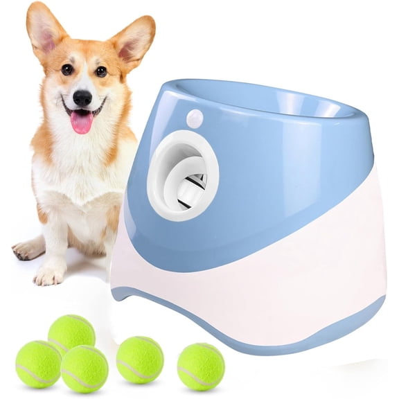 2027 Automatic Dog Ball Thrower, Dog Automatic Ball Launcher - Auto Dog Ball Launcher - Auto Ball Thrower for Dogs - Dog Fetch Machine - Ball Launcher for Small Dogs