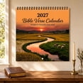 thumbnail image 1 of 2027 Bible Verse Wall Calendar, Monthly Scripture Planner With Peaceful Scenery, Inspirational Christian Calendar For Home Office Wall Decor Daily Planning And Holiday Gifting, 1 of 7